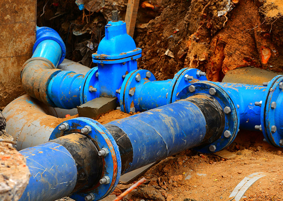 Sewer Line Replacement in Harmon